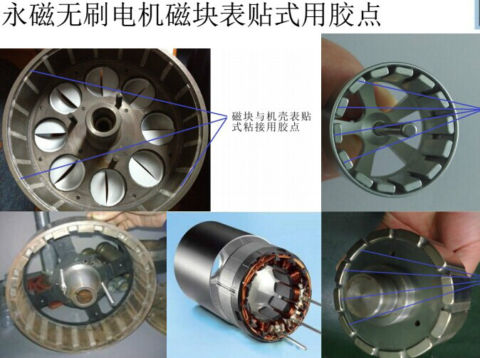 磁瓦用胶点 无刷电机磁块用胶点