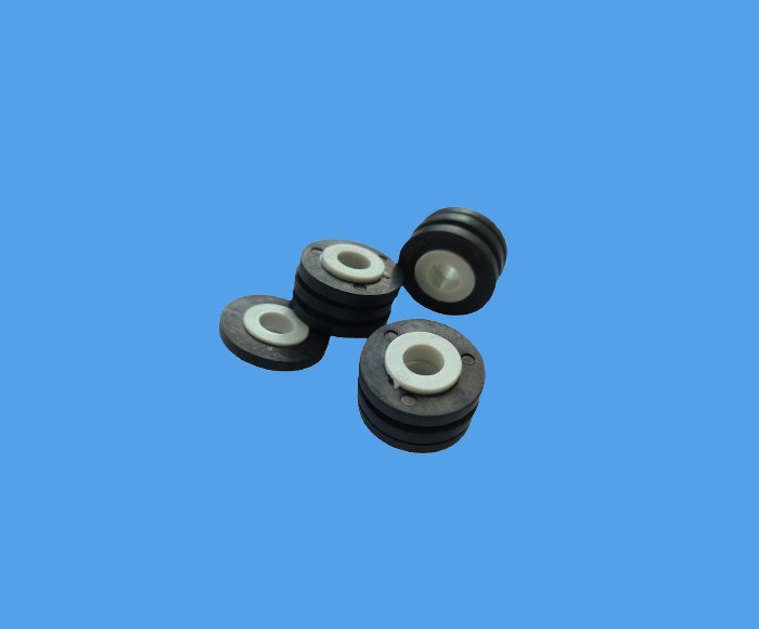单面8极注塑铁氧体材质磁环 25x8x5mm