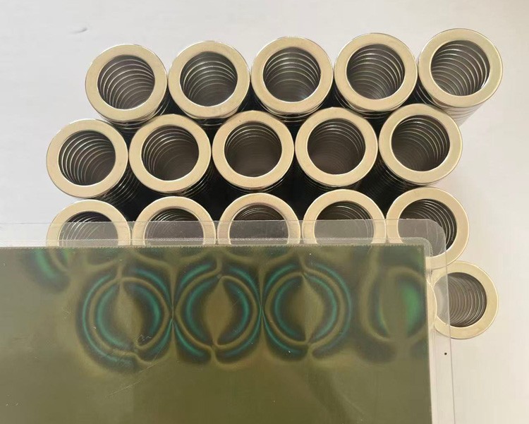 钕铁硼磁环径向充磁磁极分布